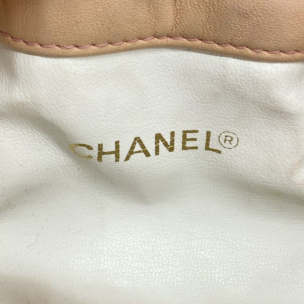 Chanel Shoulder Bag Lambskin Pink Gold — view 5