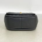 Chanel Pochette Stitch Lambskin Black Gold Handbag — view 3