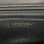 Chanel Pochette Stitch Lambskin Black Gold Handbag — view 5