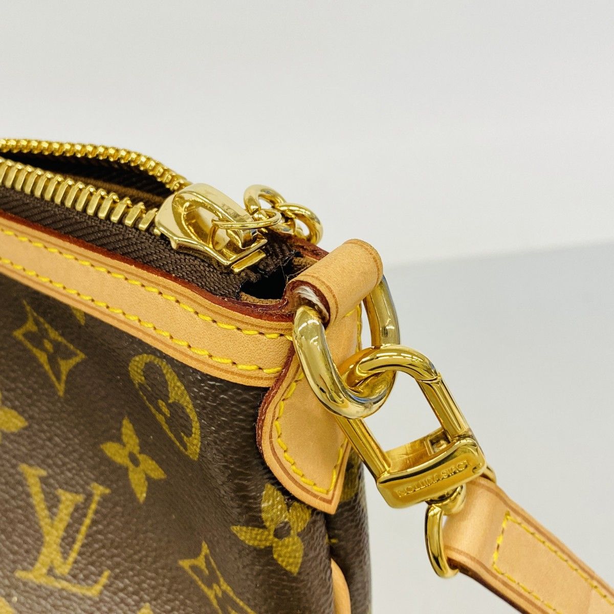 Louis Vuitton Handbag Monogram Palermo PM Brown 2-Way — view 6