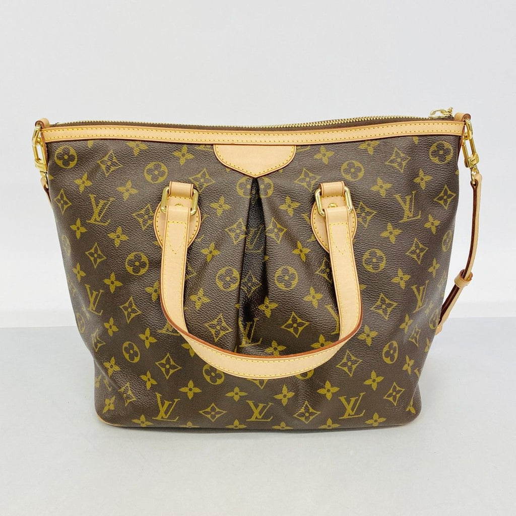 Louis Vuitton Handbag Monogram Palermo PM Brown 2-Way — view 9