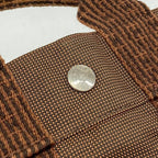 Hermes Tote Her Line PM Canvas Brown Silver — view 7