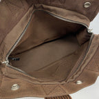 Hermes Tote Her Line PM Canvas Brown Silver — view 4