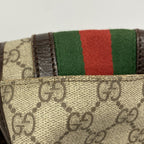 Gucci Shoulder Bag GG Supreme Beige Brown Silver — view 8