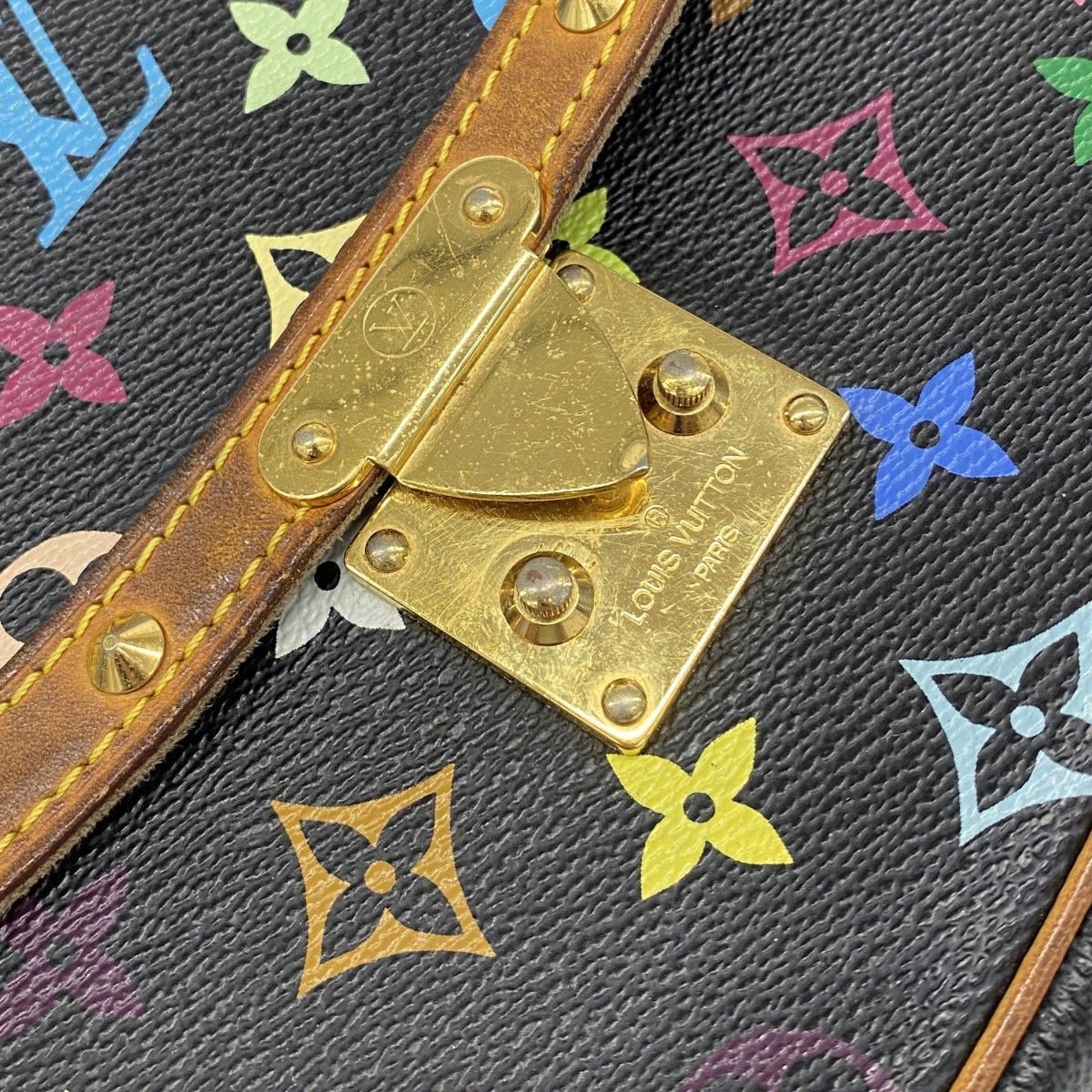 Louis Vuitton Shoulder Bag Monogram Multicolor Sologne Noir — view 6