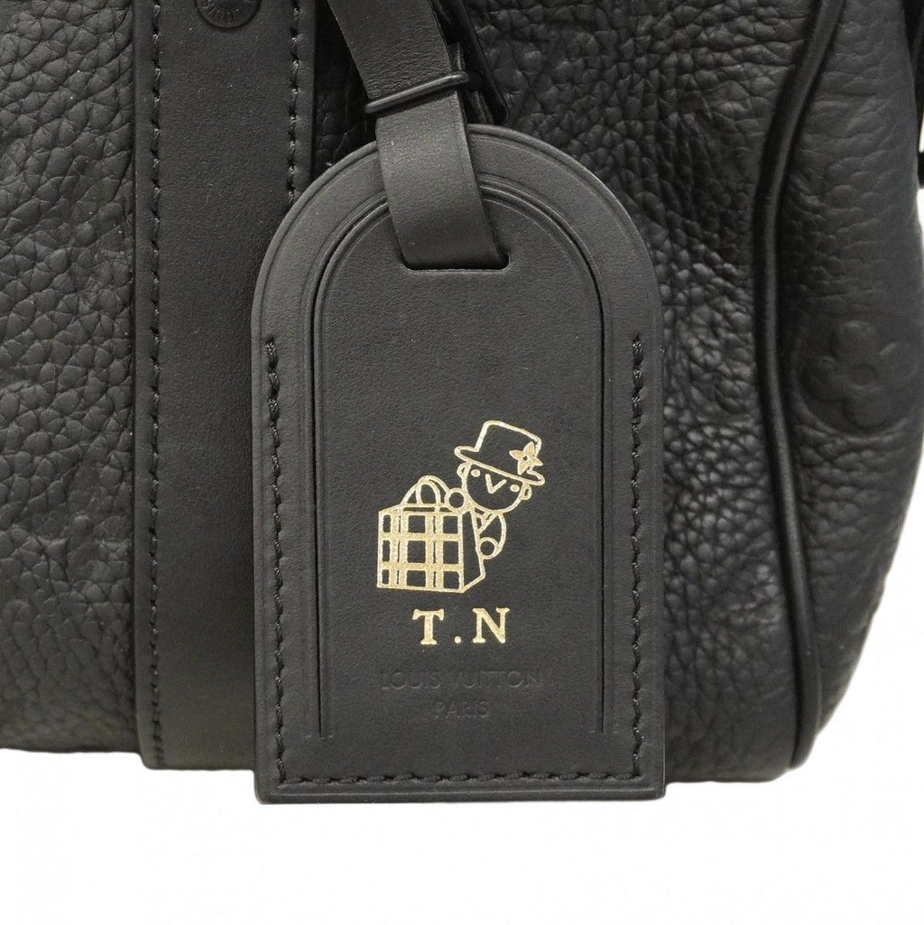 Louis Vuitton Handbag Monogram Taurillon Keepall Bandouliere 25 Black 2-Way — view 6