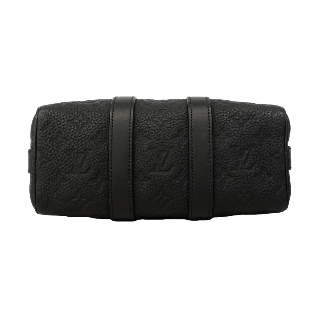 Louis Vuitton Handbag Monogram Taurillon Keepall Bandouliere 25 Black 2-Way — view 3