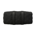 Louis Vuitton Handbag Monogram Taurillon Keepall Bandouliere 25 Black 2-Way — view 3