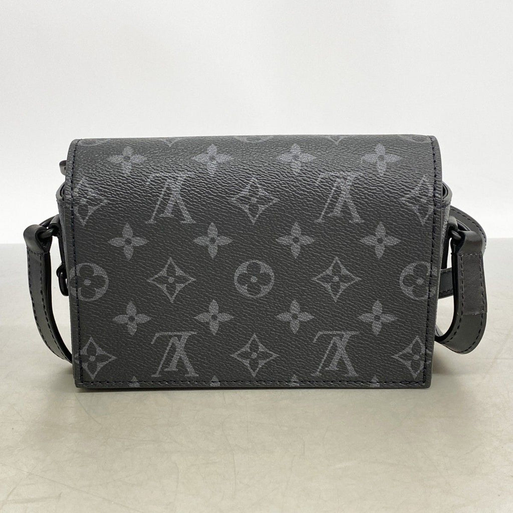 Louis Vuitton Shoulder Bag Monogram Eclipse Steamer Wearable Wallet Black — view 6
