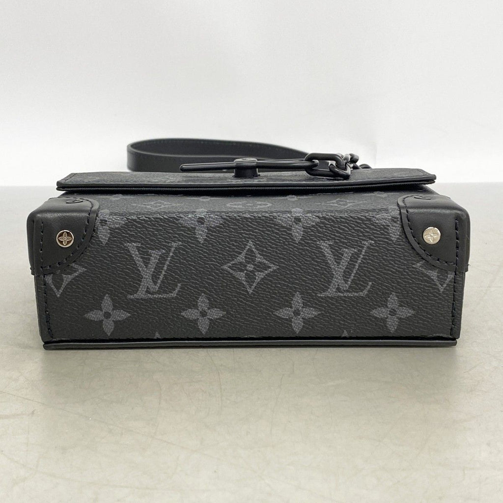 Louis Vuitton Shoulder Bag Monogram Eclipse Steamer Wearable Wallet Black — view 3