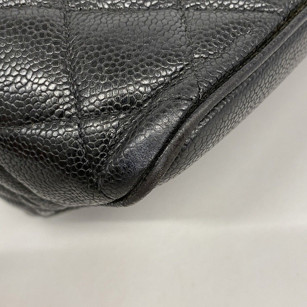 Chanel Tote Reissue Caviar Leather Black Gold — view 6