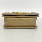 Chanel Shoulder Bag Boy Lambskin Brown Gold — view 3