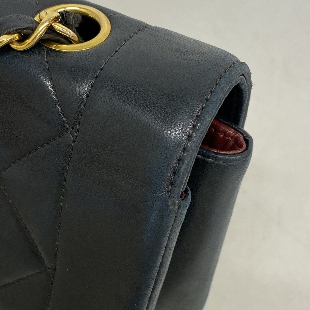 Chanel Shoulder Bag Diana Lambskin Black Gold — view 7
