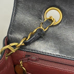 Chanel Shoulder Bag Diana Lambskin Black Gold — view 8