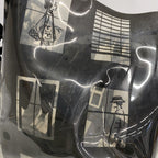 Chanel Chain Tote Windows Line Vinyl Black Clear Silver — view 7