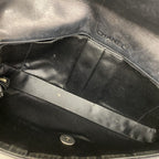Chanel Shoulder Bag Choco Bar Lambskin Black Silver — view 4