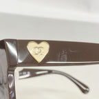 Chanel Sunglasses Acetate Brown Champagne Gold Eyewear — view 5