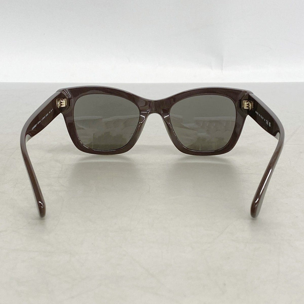 Chanel Sunglasses Acetate Brown Champagne Gold Eyewear — view 8