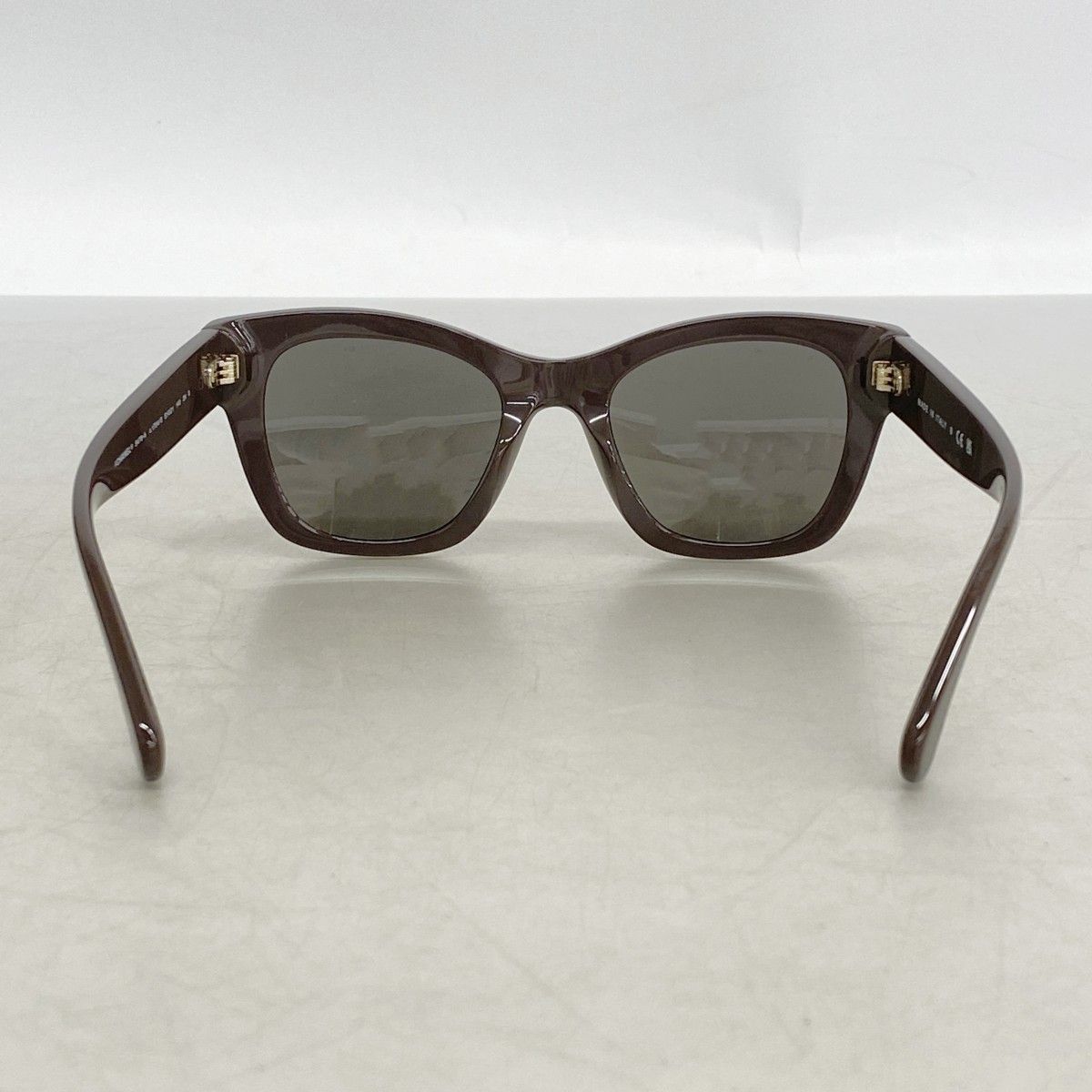 Chanel Sunglasses Acetate Brown Champagne Gold Eyewear — view 8