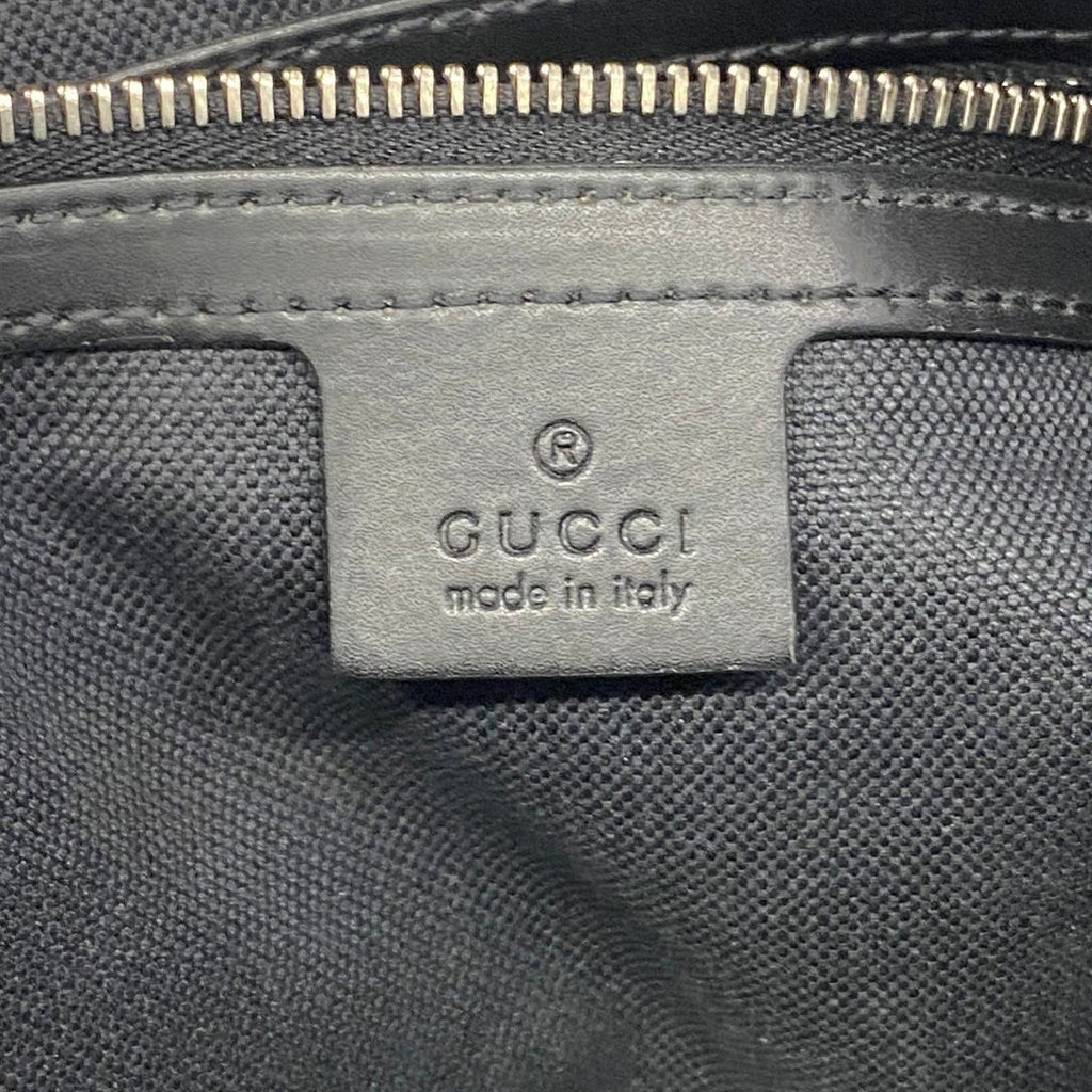 Gucci Shoulder Bag GG Supreme Black Silver — view 5