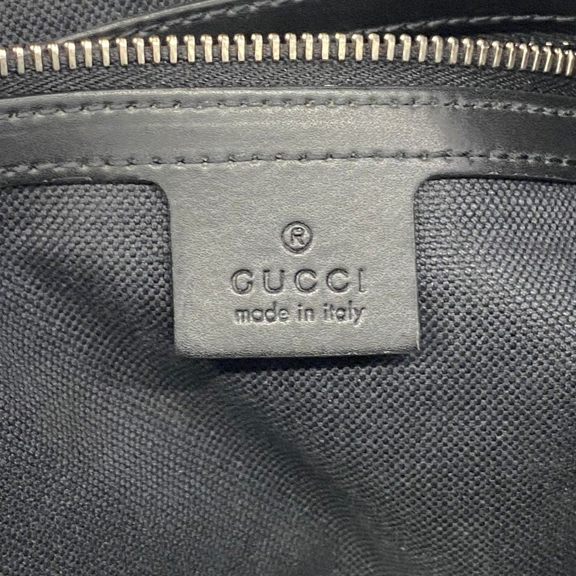 Gucci Shoulder Bag GG Supreme Black Silver — view 5