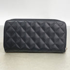 Chanel Wallet Cambon Lambskin Patent Black Silver — view 6