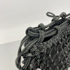 Chanel Shoulder Bag Leather Black Gold — view 6