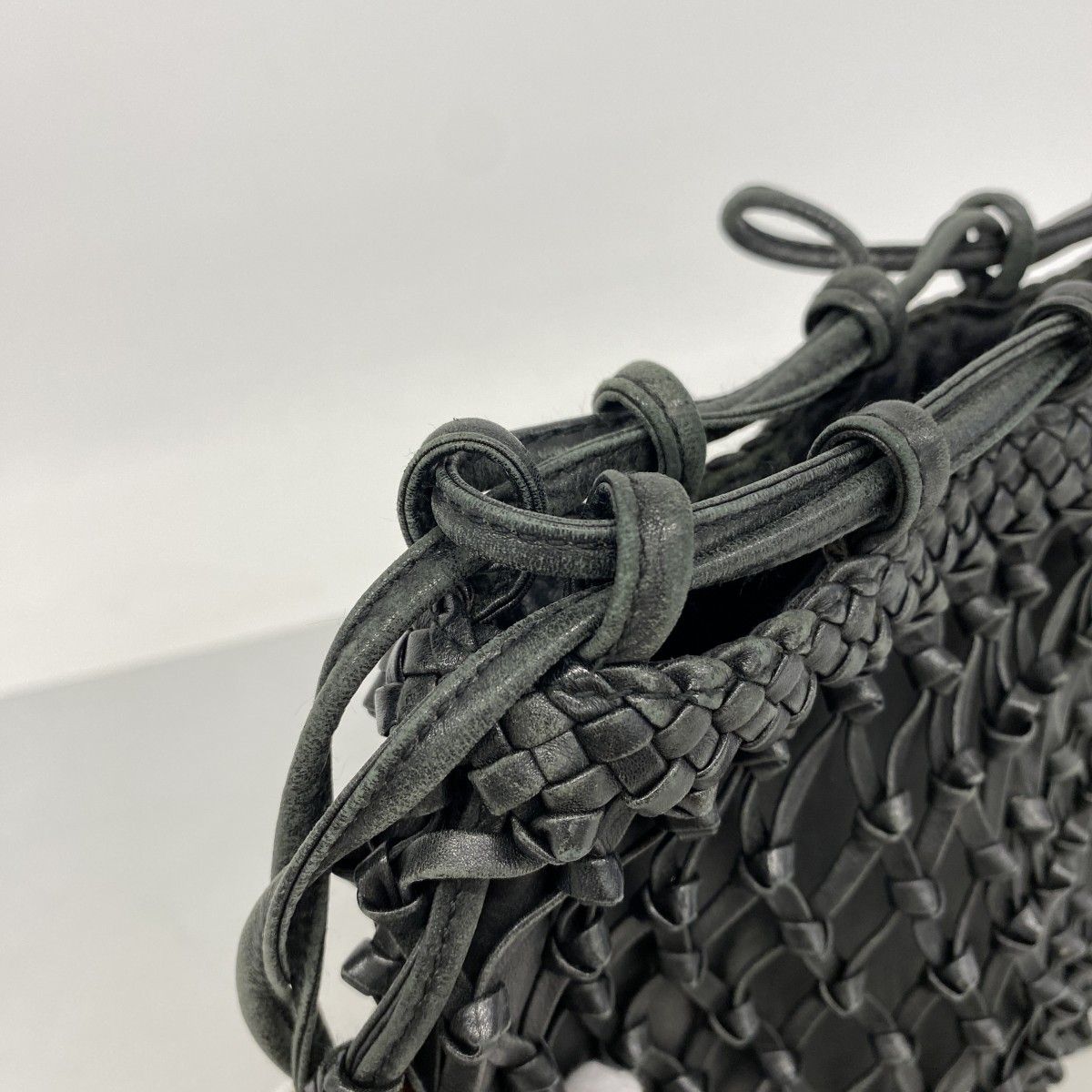 Chanel Shoulder Bag Leather Black Gold — view 6