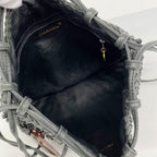 Chanel Shoulder Bag Leather Black Gold — view 4
