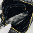 Chanel Shoulder Bag Quilted Lambskin Black Gold — view 4