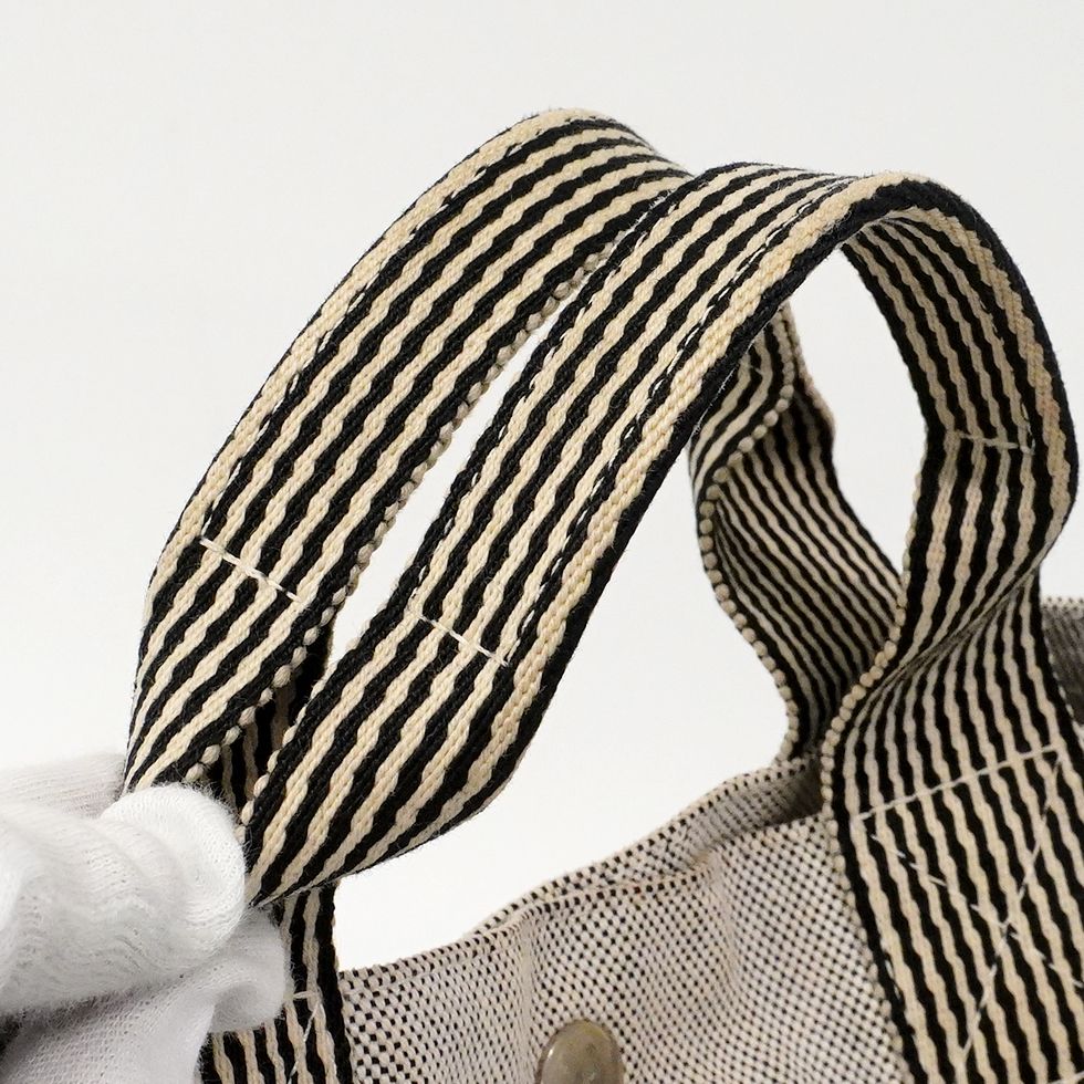 Hermes Tote New Fourre Tout MM Canvas Gray Silver — view 9