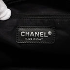 Chanel Tote Paris Biarritz Canvas Black Silver — view 5