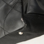 Chanel Tote Paris Biarritz Canvas Black Silver — view 6