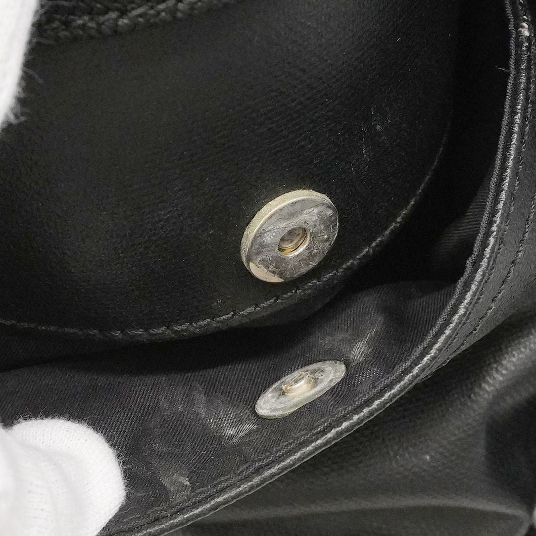 Chanel Tote Paris Biarritz Canvas Black Silver — view 9