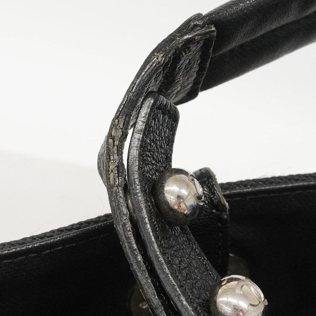 Chanel Tote Paris Biarritz Canvas Black Silver — view 7