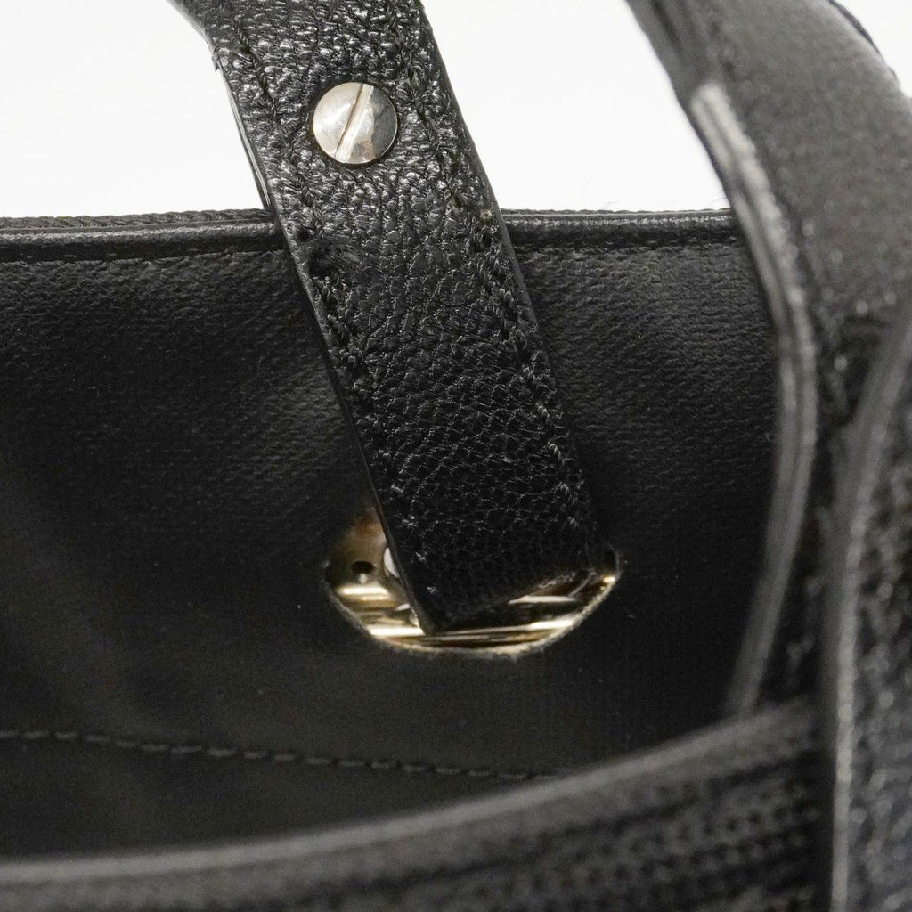 Chanel Tote Paris Biarritz Canvas Black Silver — view 9