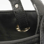 Chanel Tote Paris Biarritz Canvas Black Silver — view 9