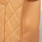 Chanel Handbag Quilted Lambskin Beige Gold — view 7