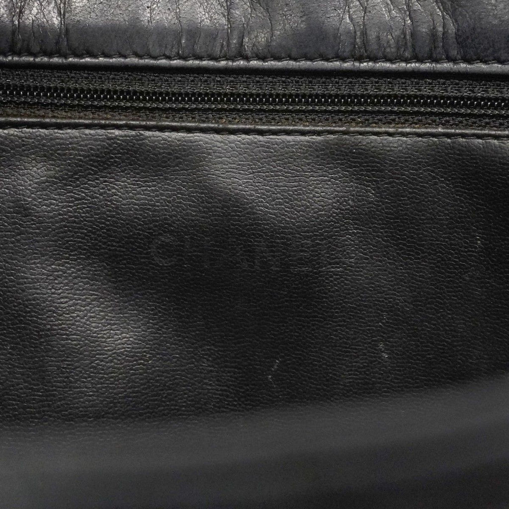 Chanel Shoulder Bag Quilted Lambskin Black Gold — view 5