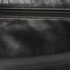 Chanel Shoulder Bag Quilted Lambskin Black Gold — view 5