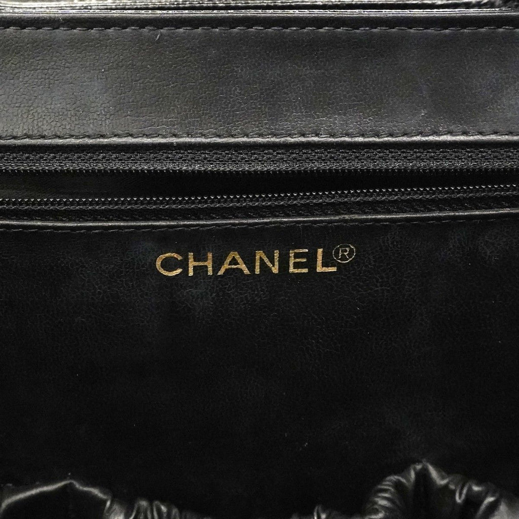 Chanel Vanity Bag Caviar Leather Black Gold — view 5