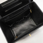 Chanel Vanity Bag Caviar Leather Black Gold — view 4