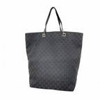 Gucci Tote GG Canvas Black Silver