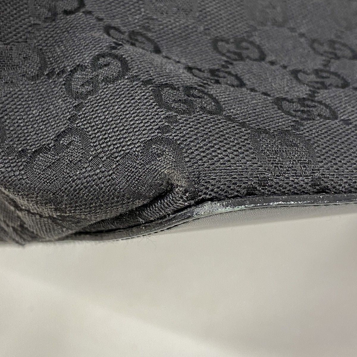 Gucci Tote GG Canvas Black Silver — view 7