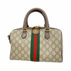 Gucci Handbag Ophidia Brown Gold 2-Way