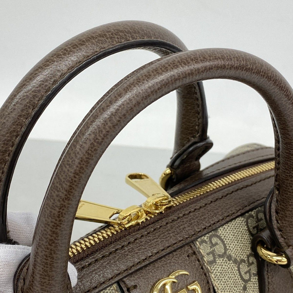 Gucci Handbag Ophidia Brown Gold 2-Way — view 8