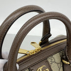 Gucci Handbag Ophidia Brown Gold 2-Way — view 8