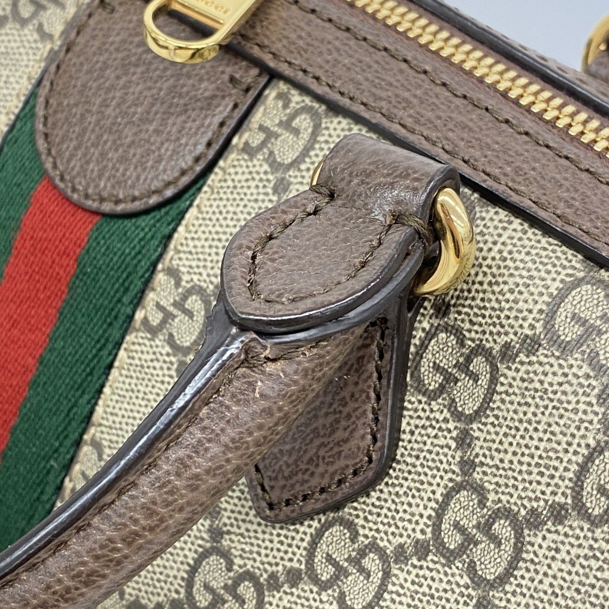 Gucci Handbag Ophidia Brown Gold 2-Way — view 7