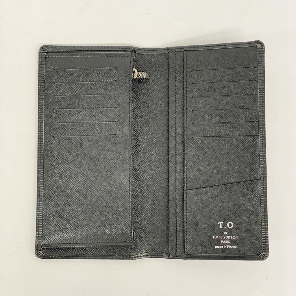 Louis Vuitton Wallet Epi Portefeuille Brazza Noir — view 3