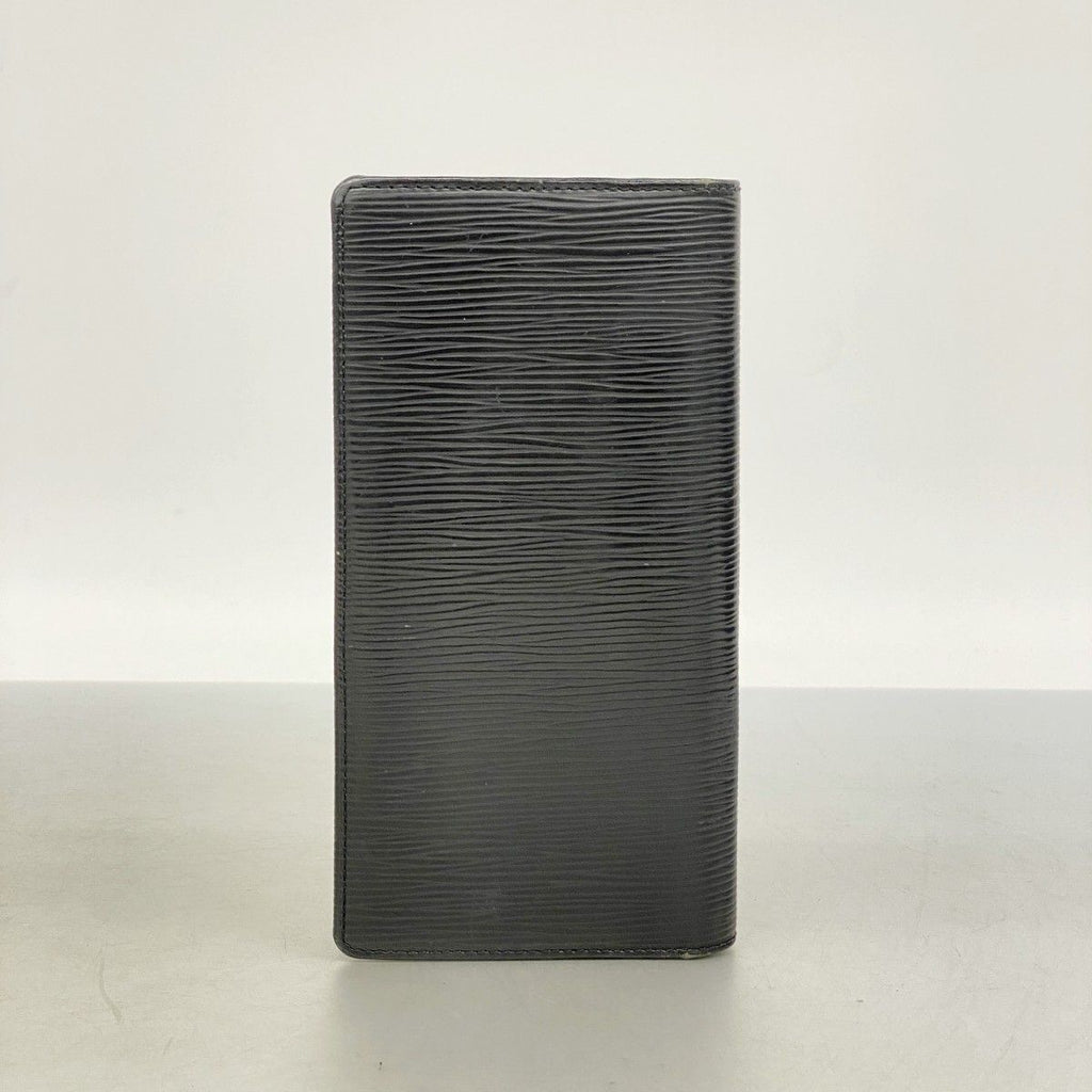 Louis Vuitton Wallet Epi Portefeuille Brazza Noir — view 7